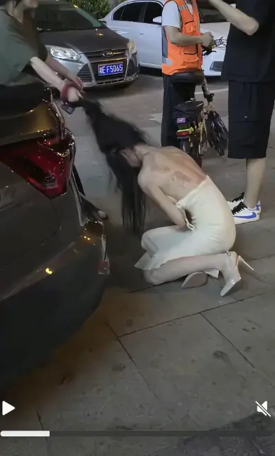 《白裙女子被抓头发跳河》湘E车牌事件全程高清记录-白裙女子跳河后续完整版在线观看-无广告免费播放