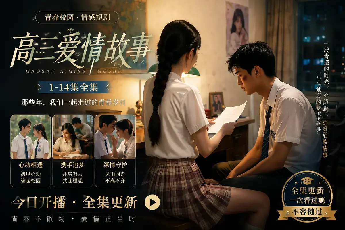 2026年度爆款AI黄果真人短剧《AI短剧：B中爱情故事》全集高清在线_心动篇_重逢篇》1080P高清中字完整版免费观看_百度网盘极速免费下载_VS影视 -