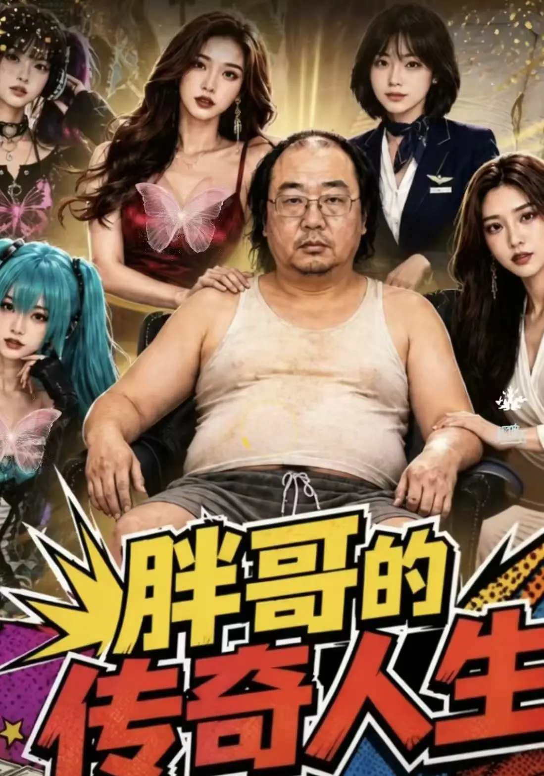 《胖哥的传奇人生》全集免费在线观看-黄果魔改AI短剧胖哥的传奇人生无广告播放-200斤胖子逆袭解气资源夸克迅雷下载